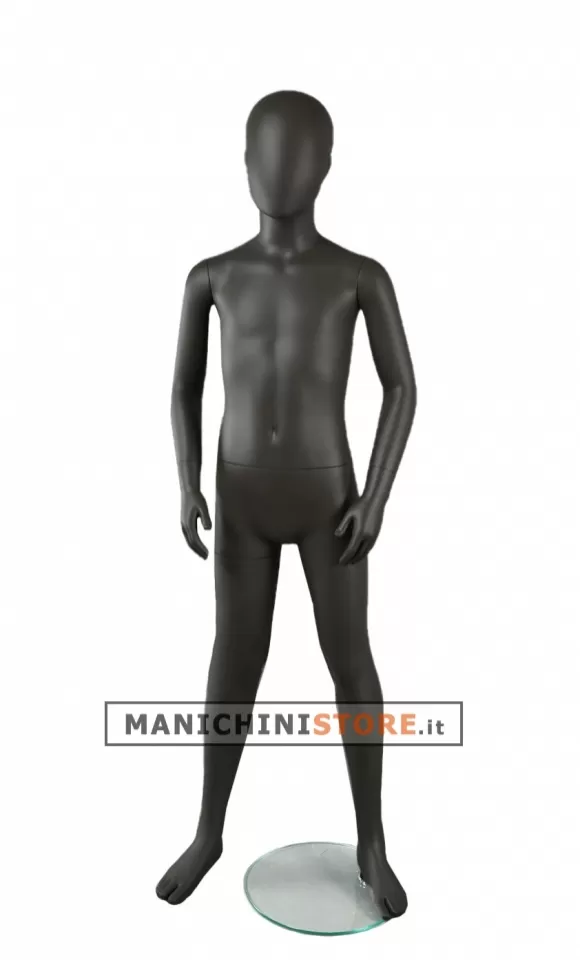 Manichino bambino 12 anni - grigio