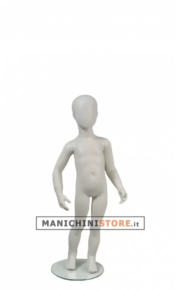 Manichino bambino 2 anni - bianco
