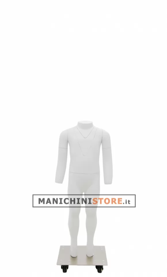 Manichino bambino 2 anni per foto e-commerce