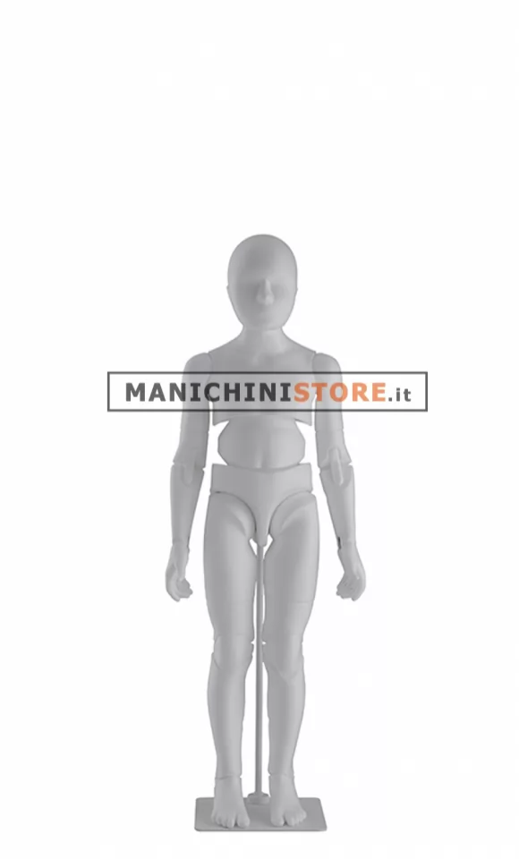 Manichino bambino snodato - Bianco