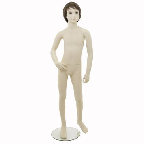 Manichino realistico bambino 8 anni con parrucca omaggio