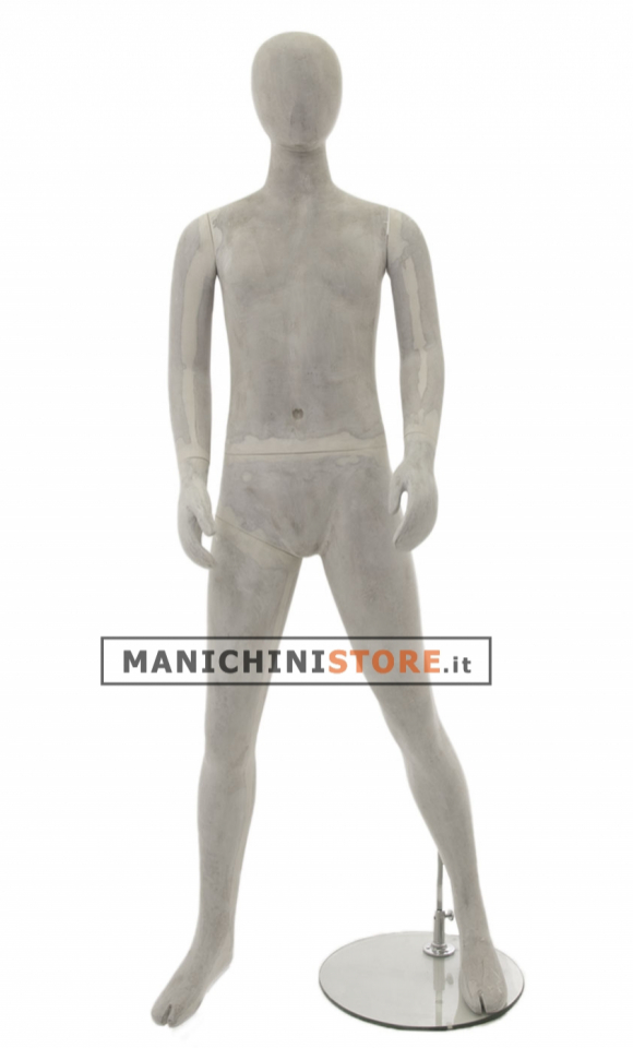 Manichino bambino 9-10 anni - cemento