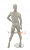 Manichino bambino 7-8 anni - cemento