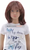 Manichino bambina 3-4 anni Ecoplastic Realistico 1041 con parrucca OMAGGIO