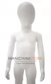 Manichino bambino 4 anni in ecoplastic con testa a uovo