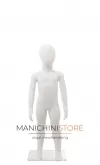 Manichino bambino 4 anni in ecoplastic con testa a uovo