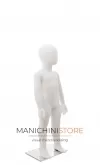 Manichino bambino 4 anni in ecoplastic con testa a uovo