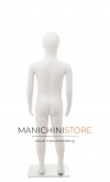 Manichino bambino 6-8 anni in ecoplastic con testa a uovo