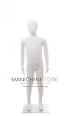 Manichino bambino 6-8 anni in ecoplastic con testa a uovo