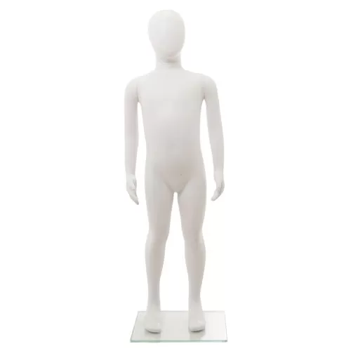 Manichino bambino 6-8 anni in ecoplastic con testa a uovo