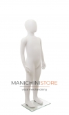 Manichino bambino 6-8 anni in ecoplastic con testa a uovo