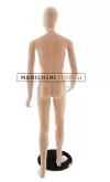 Manichino bambino testa a uovo 14 anni carne