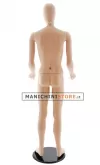 Manichino bambino testa a uovo 16 anni carne