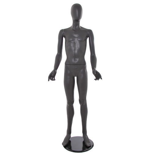 Manichino ragazzo testa a uovo 16 anni ANTRACITE