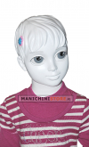 Manichino bambina 2-3 anni "Francy" bianco