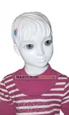 Manichino bambina 2-3 anni "Francy" bianco
