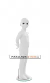 Manichino bambina 5-7 anni "Carlotta" bianco