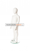 Manichino bambino 2-3 anni bianco lucido