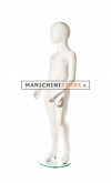 Manichino bambino 4-5 anni bianco lucido