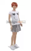 Manichino bambina 7-8 anni Ecoplastic Realistico 2042 con parrucca OMAGGIO