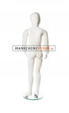 Manichino bambino 4-5 anni bianco lucido