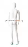 Manichino bambino 6-7 anni bianco lucido