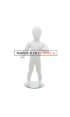 Manichino bambino 1 anno bianco opaco
