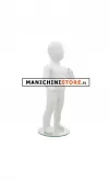 Manichino bambino 1 anno bianco opaco