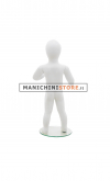 Manichino bambino 1 anno bianco opaco