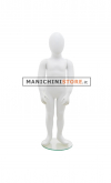 Manichino bambino 2-3 anni bianco opaco