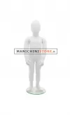 Manichino bambino 2-3 anni bianco opaco