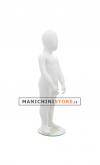 Manichino bambino 2-3 anni bianco opaco