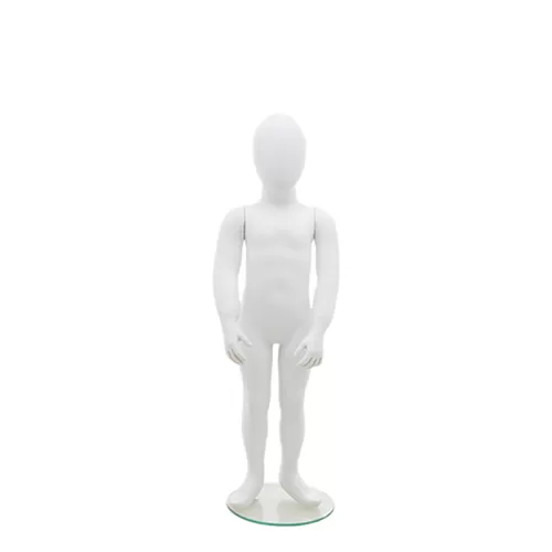 Manichino bambino 2-3 anni bianco opaco