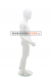 Manichino bambino 4-5 anni bianco opaco