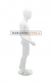 Manichino bambino 4-5 anni bianco opaco