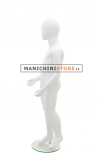 Manichino bambino 4-5 anni bianco opaco