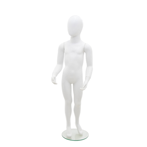 Manichino bambino 4-5 anni bianco opaco