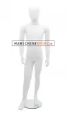 Manichino bambino 6-7 anni bianco opaco