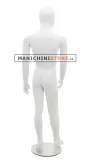 Manichino bambino 6-7 anni bianco opaco