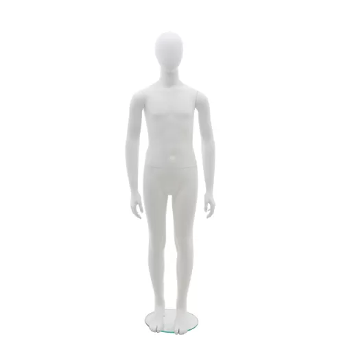 Manichino bambino 10-12 anni bianco opaco