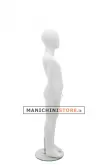 Manichino bambino 7-8 anni bianco opaco