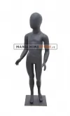 Manichino bambino 4-5 anni antracite