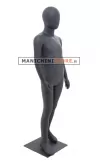 Manichino bambino 6-7 anni antracite