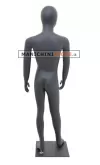 Manichino bambino 6-7 anni antracite