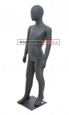 Manichino bambino 6-7 anni antracite
