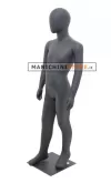 Manichino bambino 6-7 anni antracite