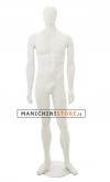 Manichino uomo testa uovo bianco - ex noleggio