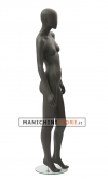 Manichino donna testa uovo Collezione Moon - Black