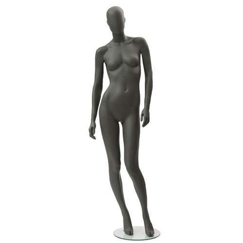 Manichino donna testa uovo Collezione Moon - Black