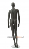 Manichino donna testa uovo Collezione Moon - Black